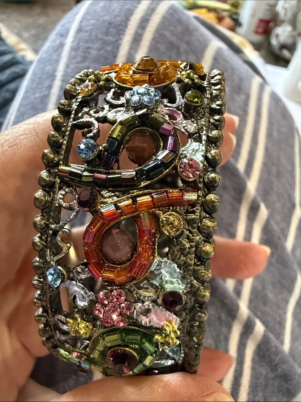 Vtg Narmi jeweled watch